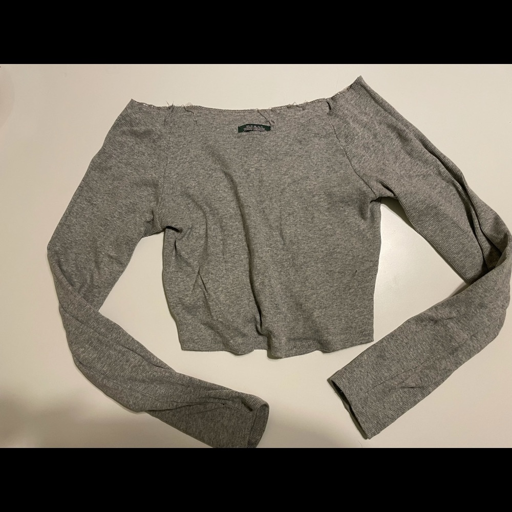 Grey Crop Top Woman’s